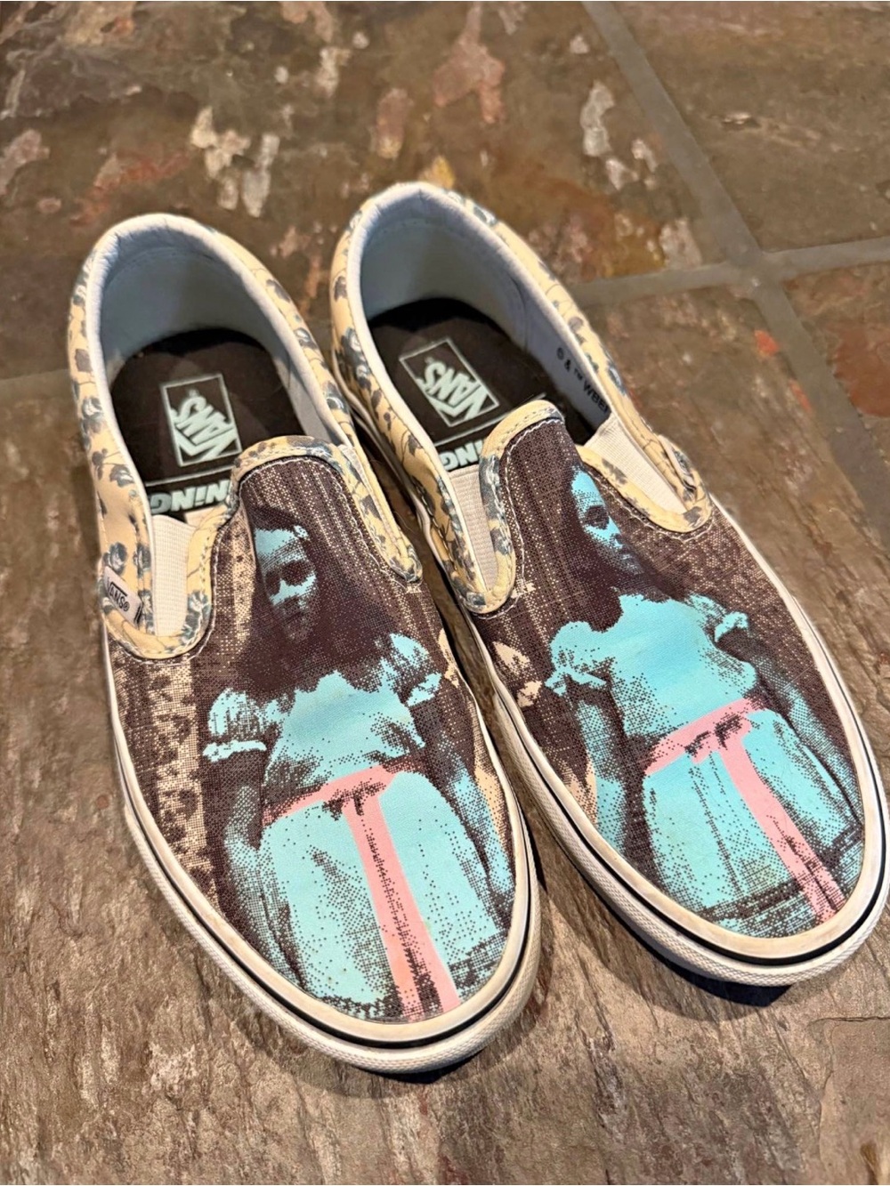 The Shinning Vans Slip-On Sneakers